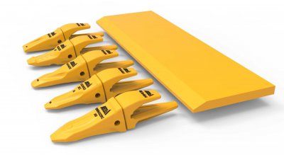 Zoom bild av Fasat komplett skopbröst/skär 400x50x1500 (4,5tum)